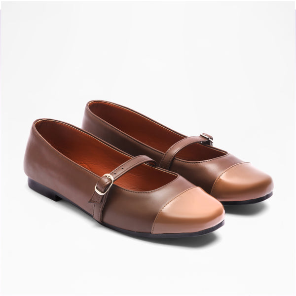Modern Raw Edge Flatforms - Brown