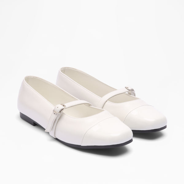 Modern Raw Edge Flatforms - White