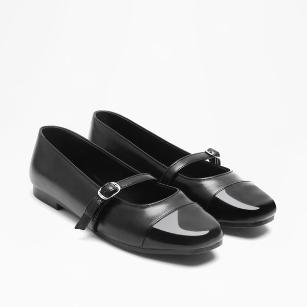 Modern Raw Edge Flatforms - Black
