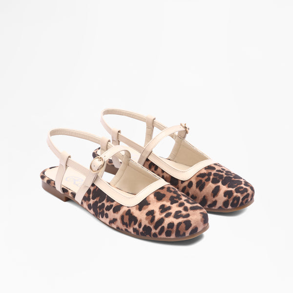 Woven T-Strap Flats - Tiger