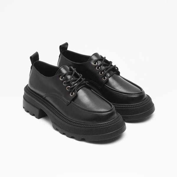 Chunky Sole Oxfords - Black