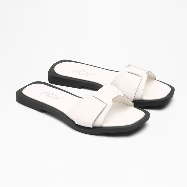 Classic Multi-Strap Toe-Loop - White