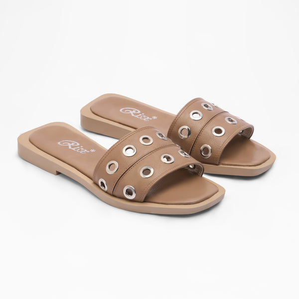Braided Diagonal Strap - Cafe