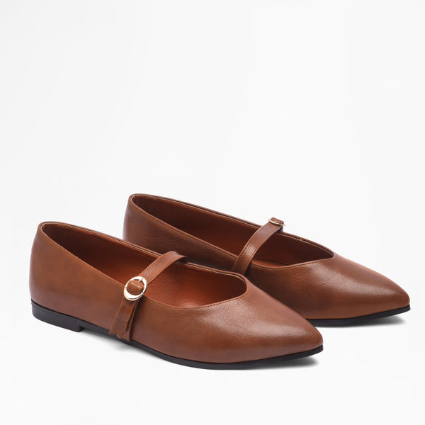 Textured Braid Open-Toe Flats - Camel