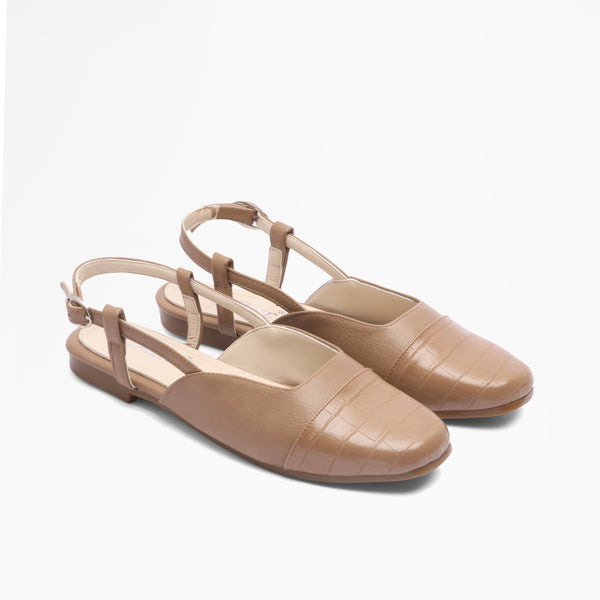 Central Bar Multi-Strap Flat - CAFE
